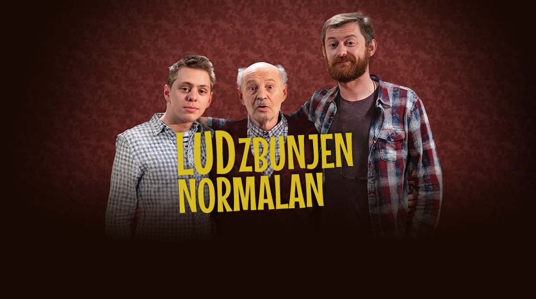 Lud, zbunjen, normalan